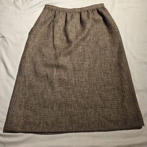 Vintage Evan Picone Wool Skirt - Waist 26 / Length 25